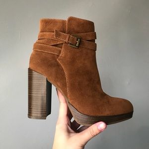 Brown Heeled Boots